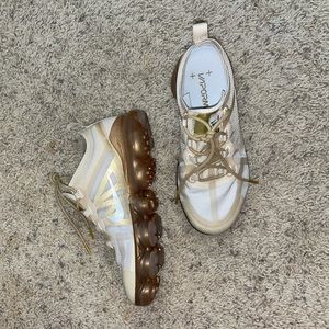 Gold VaporMax Nikes